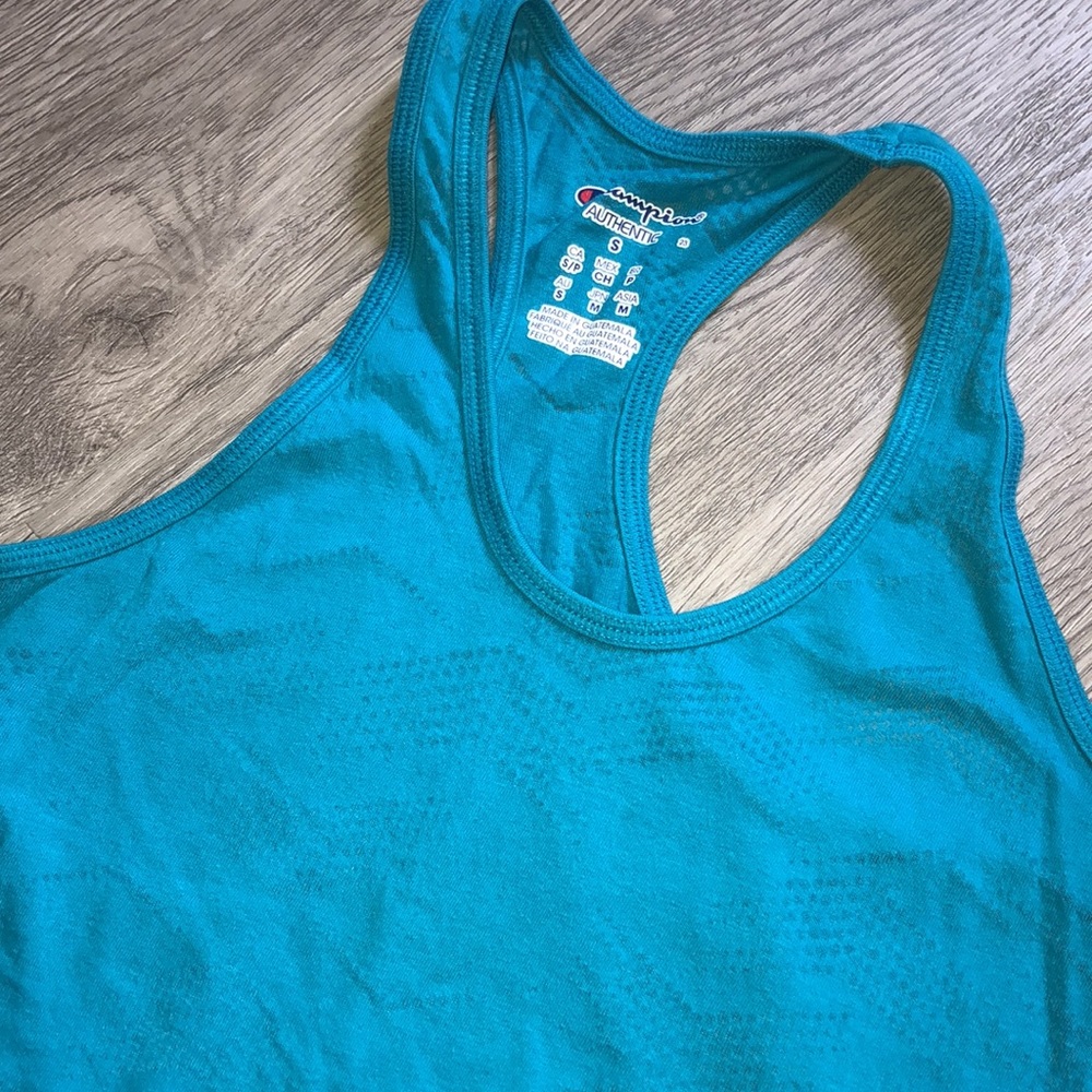 Champion blue workout tank